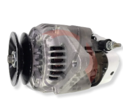 Forklift engine alternator showcasing high-quality components for reliable performance, relevant to engine parts selection at Mandarin Imports & Exports.