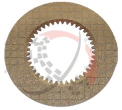 Friction plate for auto transmission, designed for forklifts and industrial equipment, showcasing high-quality material and construction.