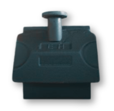 Forklift attachment component, featuring a robust design for compatibility with various tynes and forks, emphasizing strength and safety in material handling.