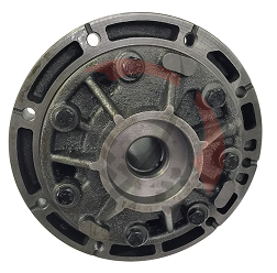 Auto transmission component, specifically a torque converter housing, showcasing precision engineering and durable design for industrial equipment maintenance and efficiency.